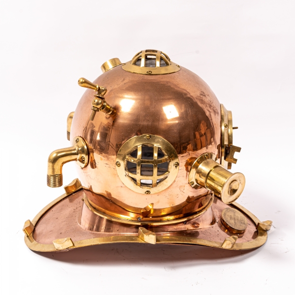 Copper Scuba diving helmet