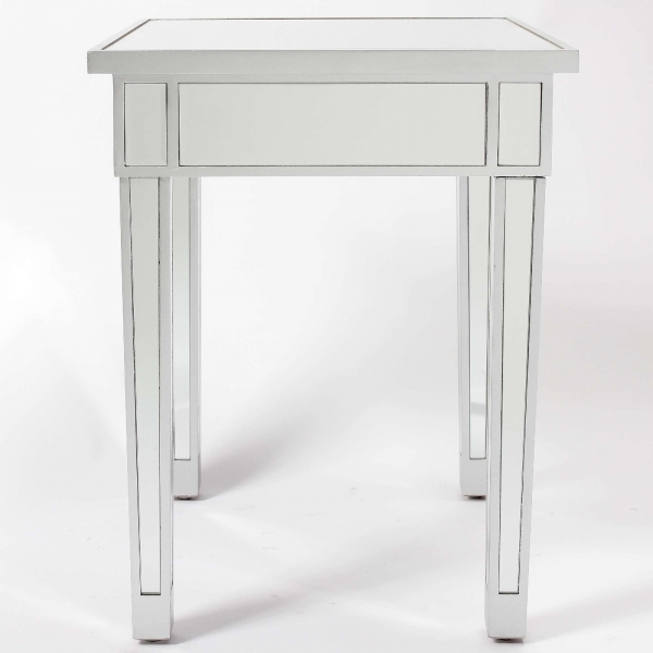 Chateauneuf Square Mirrored Side Table 
