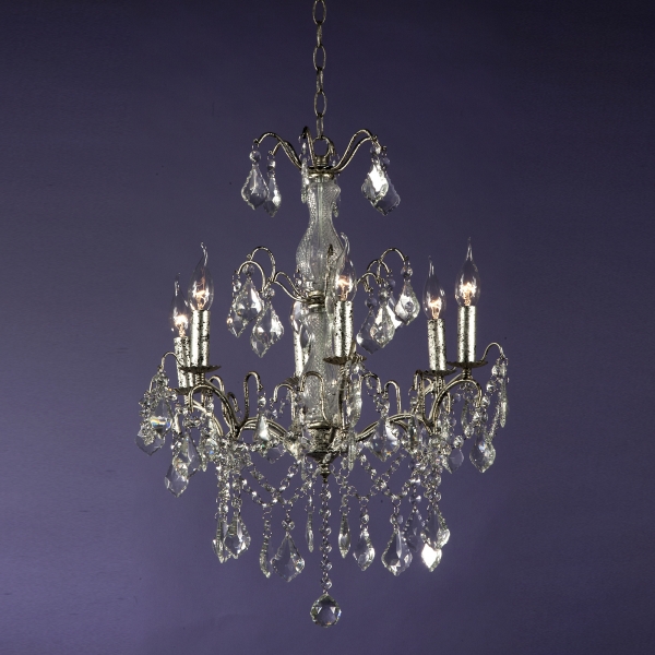 Charlotte 6 Light Chandelier - Silver