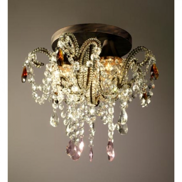 Bronze Chandelier - 3 Arm