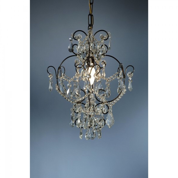 Black Chandelier - Single Light