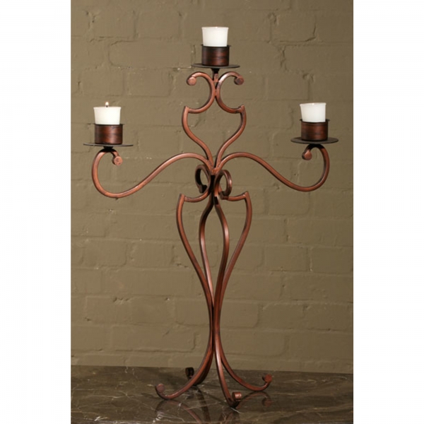 Bronze Candelabra (Candle) - 3 Arm