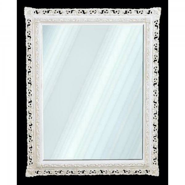 White Clay Paint Bevelled Mirror