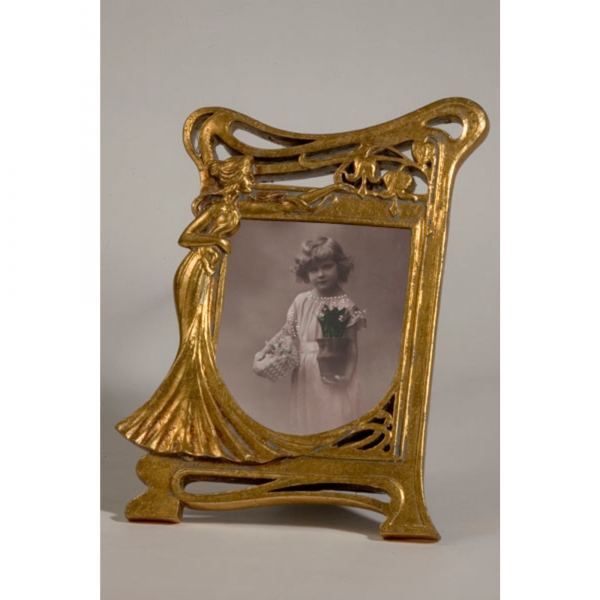Art Nouveau Gold Gilt Leaf  Photo Frame