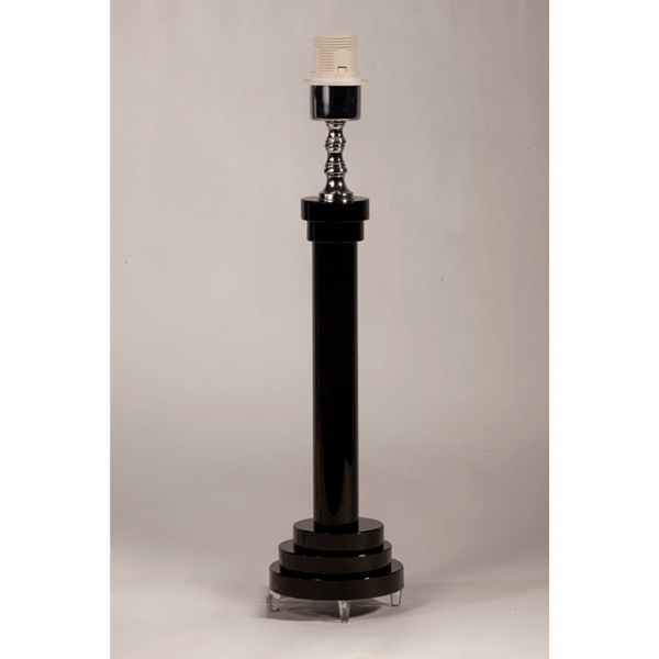 Crystal Table Lamp - Black