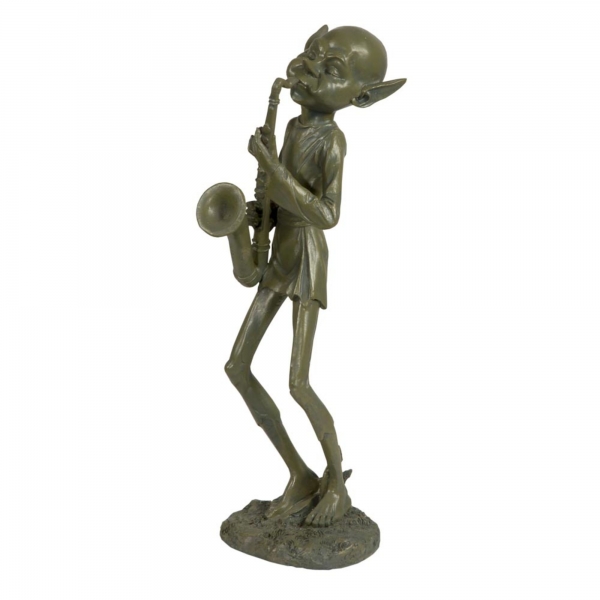 Musical Pixie playing the saxaphone