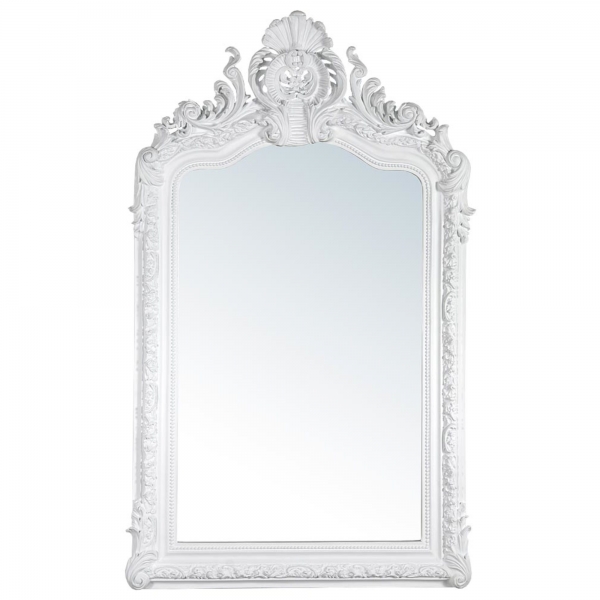 White Clay paint  Bevelled  Mirror