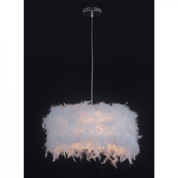 Feather Pendant Light - White