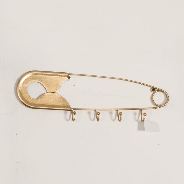 Gin Shu Metal Hanger - Gold Gilt Leaf