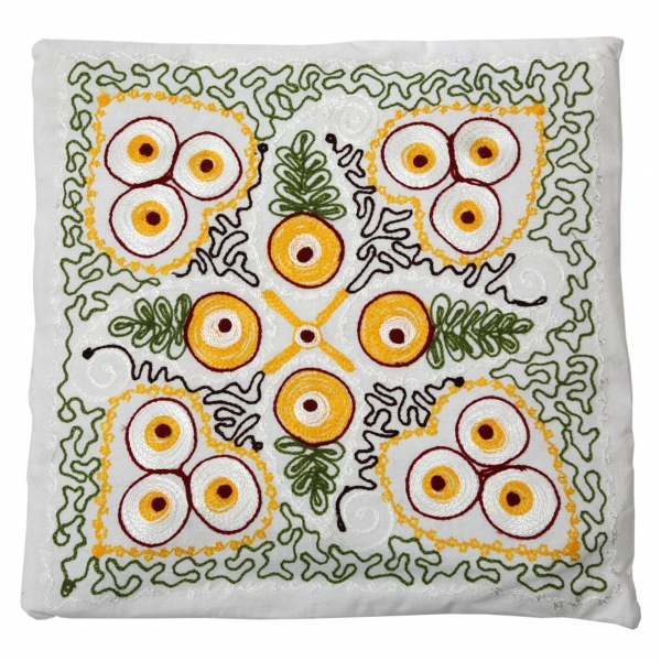 Hand Embroidered Suzani Cushion Cover