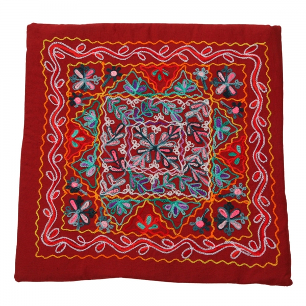 Hand Embroidered Suzani Cushion Cover