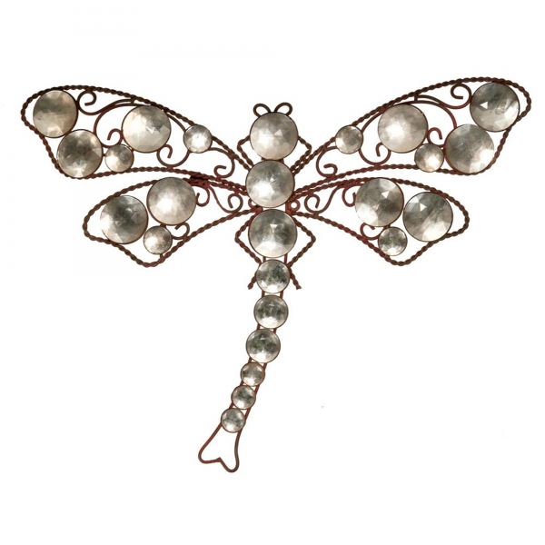 Vintage Primavera Metal Wall Art Dragonfly