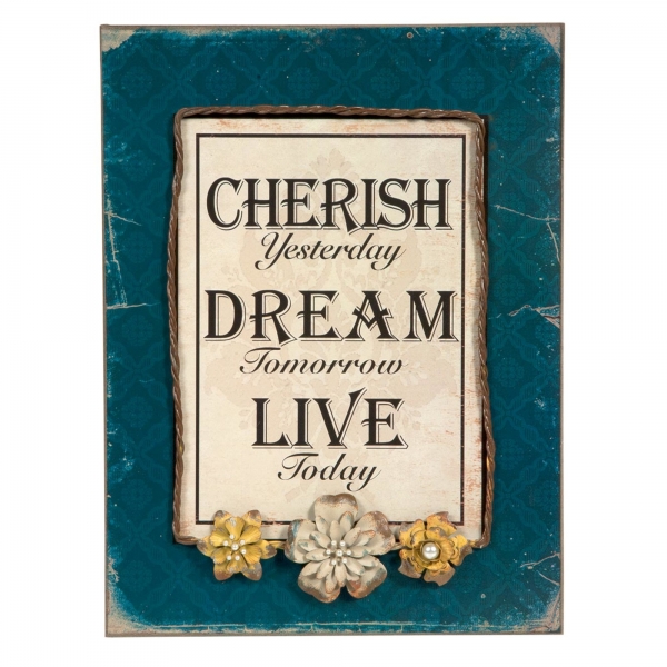 Vintage Primavera Frame with Proverb