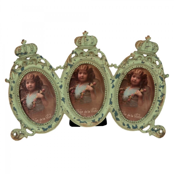 Vintage Primavera Triple Picture Frame
