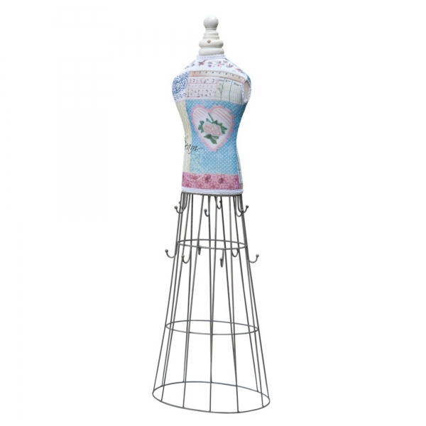 Vintage Primavera Metal and Upholstered Mannequin