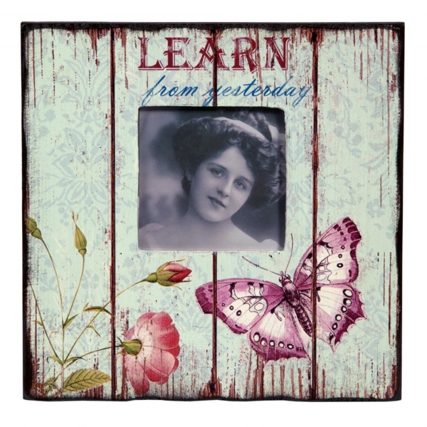 Vintage Primavera Wood Picture Frame Learn