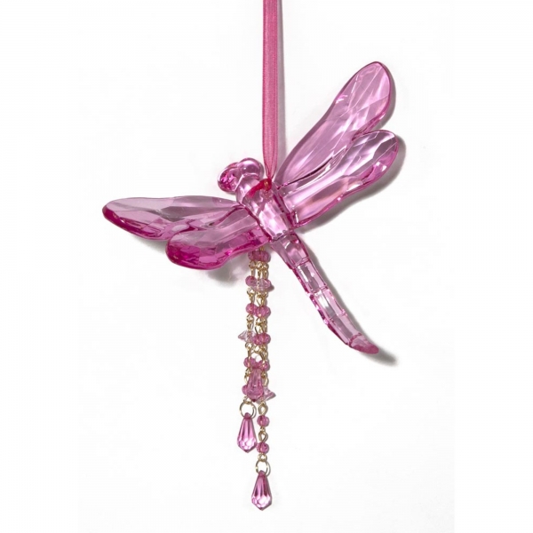 Fuchsia Dragonfly with Taseel