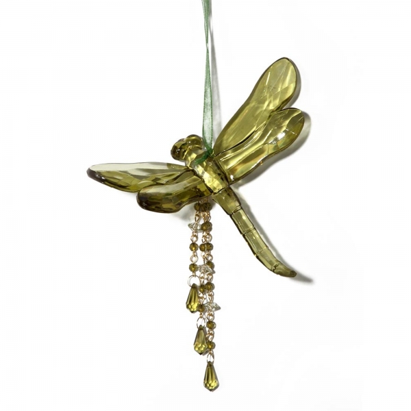 Olive Dragonfly with Tassel
