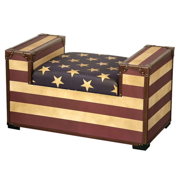 Stars and Stripes Bench