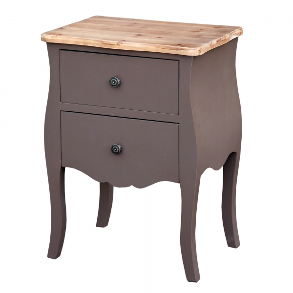 Transylvania Bedside Table - Brown