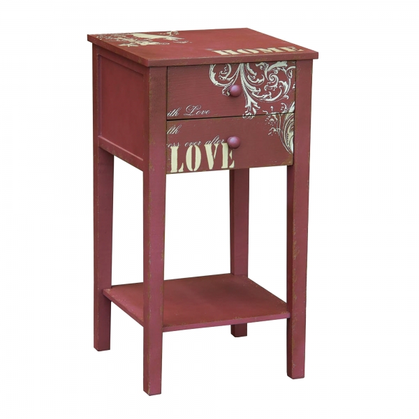 Just Mulberry Bedside Table - Pink