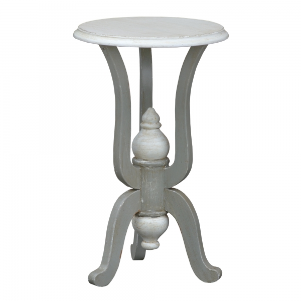 Isabella Side Table - Grey and White