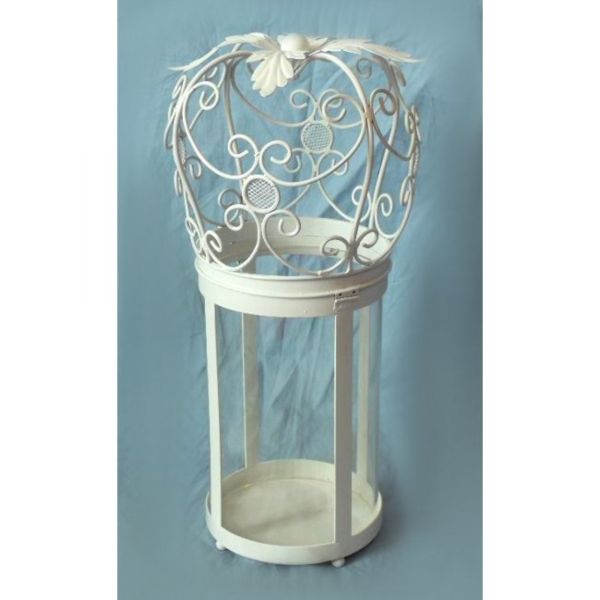 White Iron Milk Bottle Holder