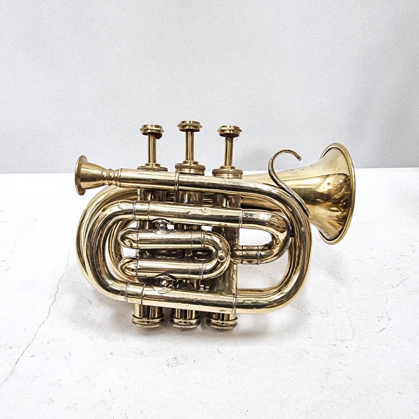 Pocket Cornet  Brass Small Packet Size