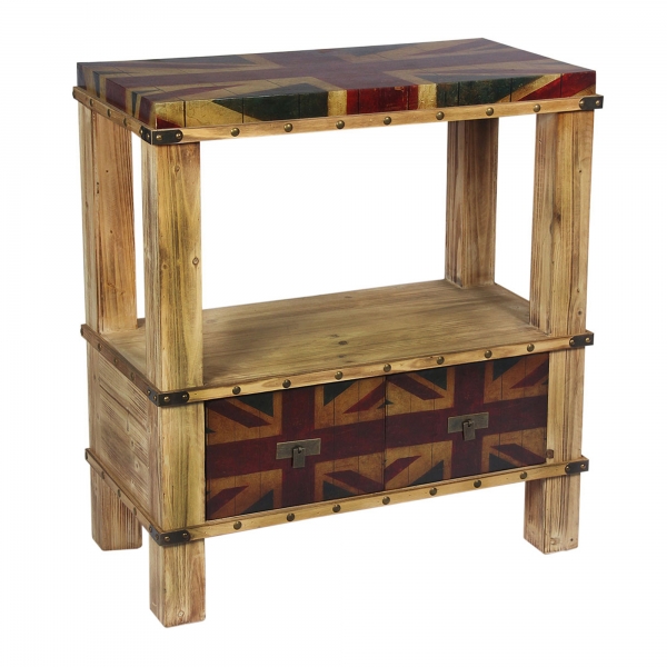 Union Jack Bedside Table 