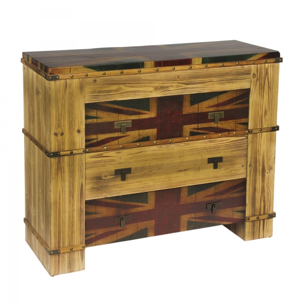 Union Jack Chest of Drawers 