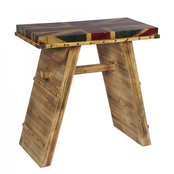 Union Jack Tall Side Table