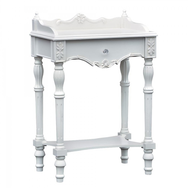 Boudoir Provence Side Table - White
