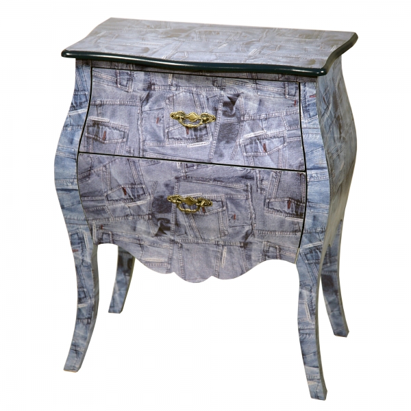 Grand Safari Bedside Table - Blue