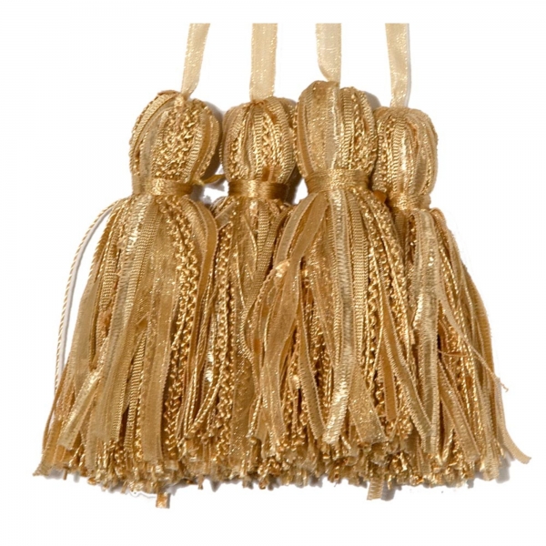 Gold Tassel  - set of 4 pcs
