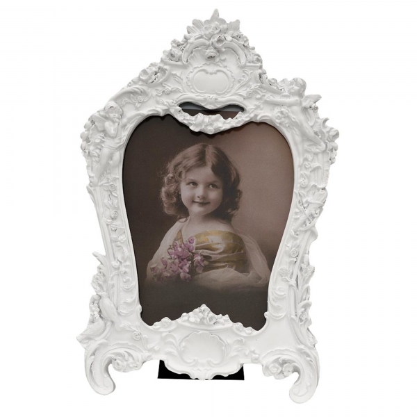 White Clay paint  Photo Frame 