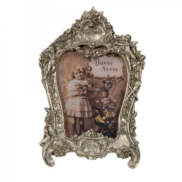 Silver Gilt Leaf Photo Frame