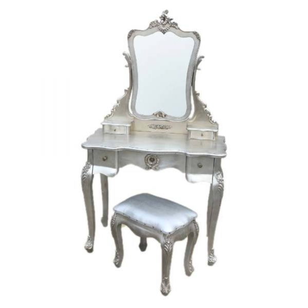 Boudoir Provence Dressing Table Set - Silver