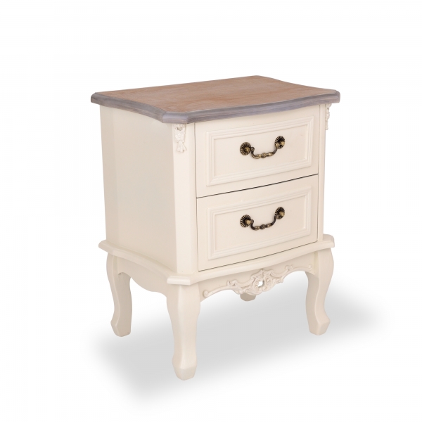 Appleby Bedside Table - Antique White