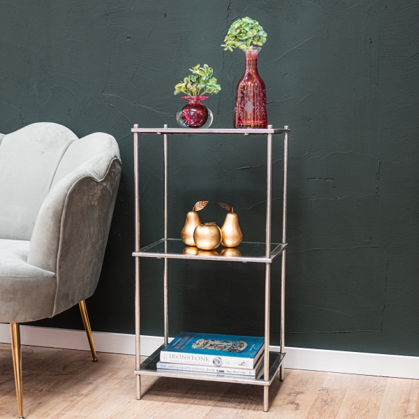 Gin Shu Metal Shelf - Silver Gilt Leaf EXTRA PACKAGE