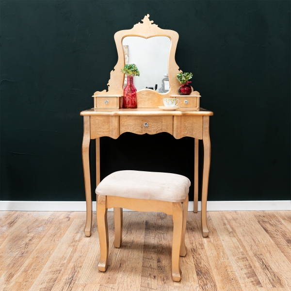 The Alchemist Dressing Table Set - Gold Gilt Leaf