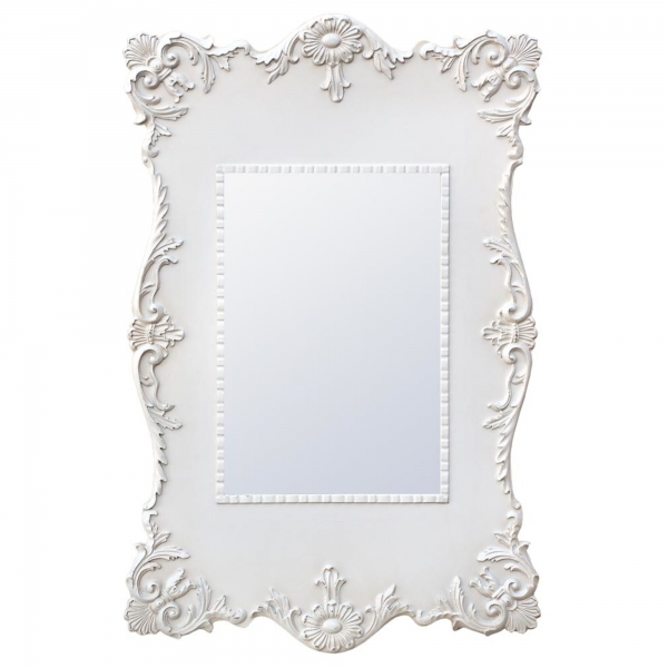 Antique White Mirror