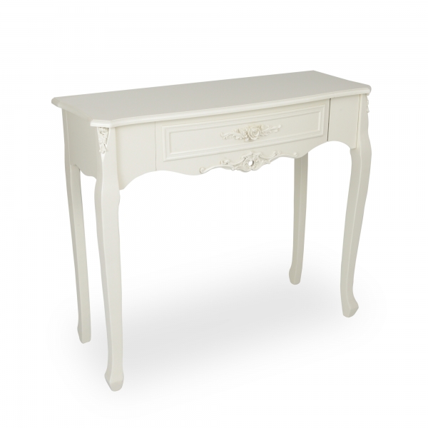 Rose White Console Table - Soft White