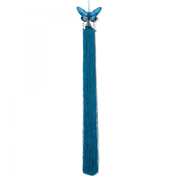 Turkish Blue Tassel with Crystal