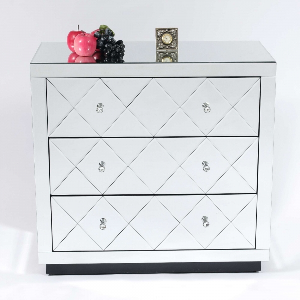 Diamant Mirrored Chest of Drawers