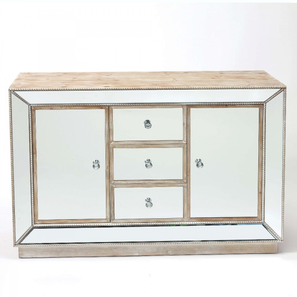 Pearl Mirrored Sideboard Cabinet 