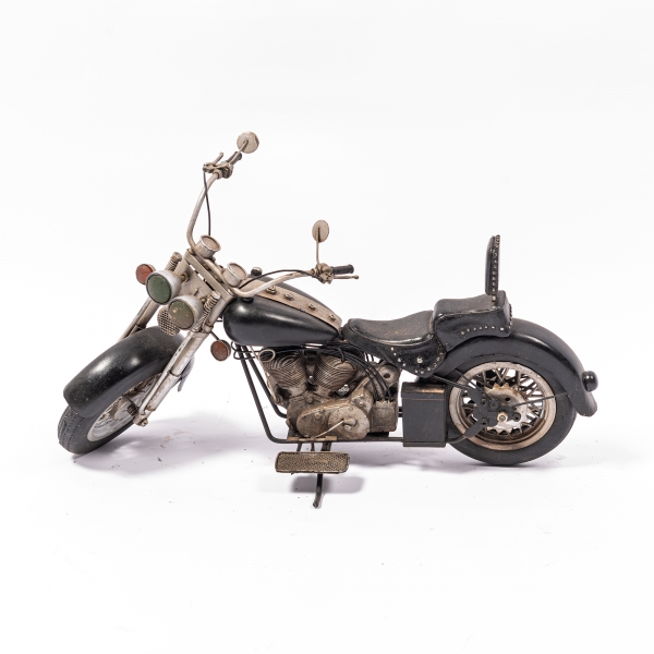 Vintage Black Motorcycle