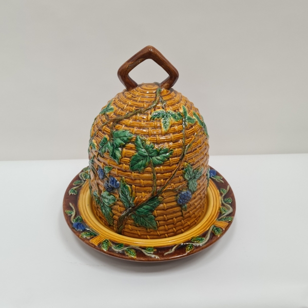 Majolica Style Cheese Dish - Ornament Only