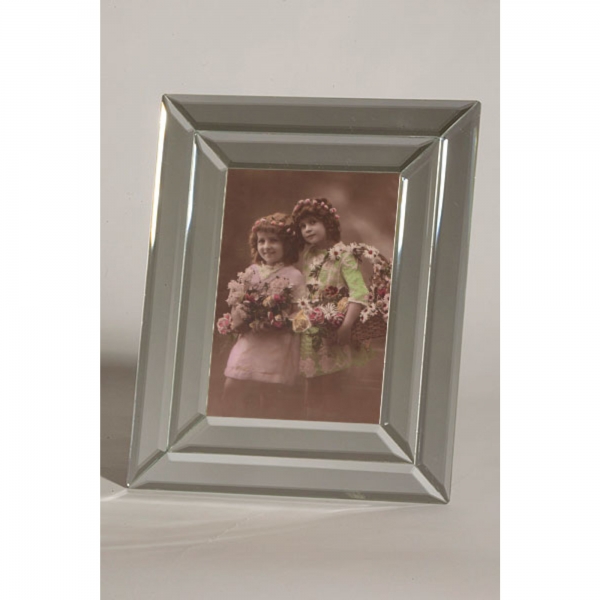 Venetian Mirrored Portrait Photo Frame