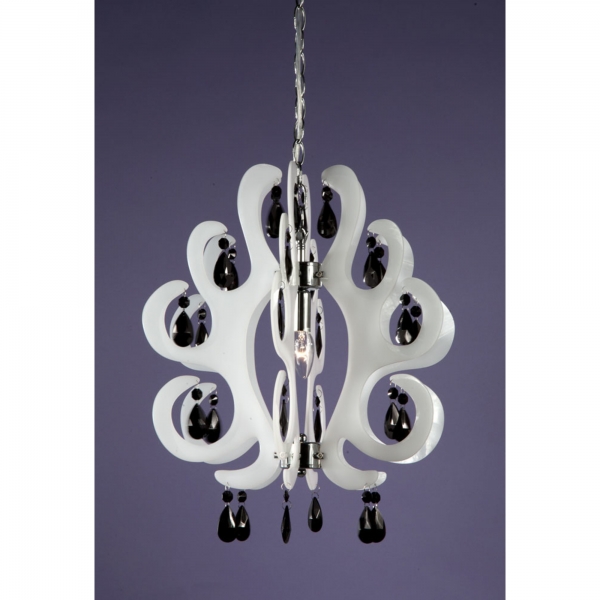 Curl Acrylic Ceiling Light - White