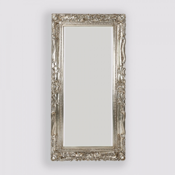 Estella Silver Bevelled Floor Mirror